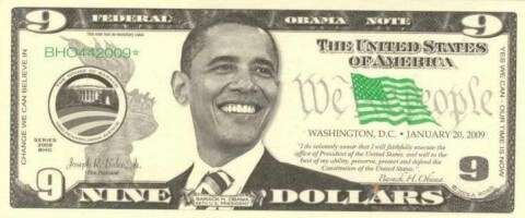 Obama-nine-dollar-bill