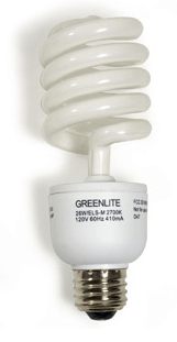 CFLs are an environmental blessing. Except for that nasty mercury poisoning thing.