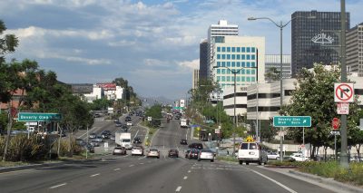 Driving Miles West Hollywood To Santa Monica Beach Driving Miles West Hollywood To Santa Monica Beach