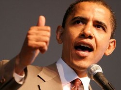 Barack Obama congratulates IHateTheMedia.com. Come on Mr. President, where\'s that other thumb?