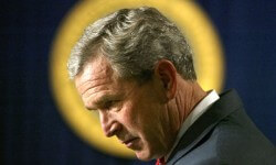 Religious zealot George Bush thinks America is a Christian nation.