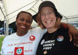 Cynthia McKinney is so crazy that she makes Cindy Sheehan look sane