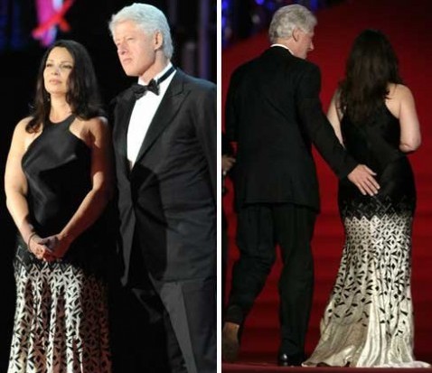Bill Clinton and Fran Drescher