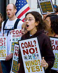 coal-protest It will be a very cold winter without the West Virginia state rock.