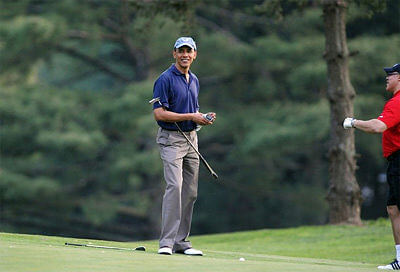 obama golf obama golf during gulf spill