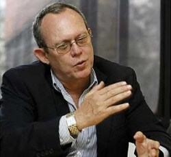 UN Special Rapporteur Frank La Rue doing whatever it is special rapporteurs do.