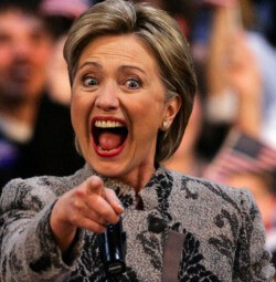 Hillary can't wait to hang Barack Obama's Christmas balls on the tree