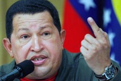 Hugo Chavez urging all Venezuelan men over the age of 50 to get annual prostate exams.