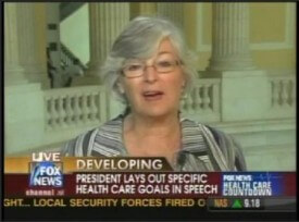 You can sleep soundly tonight, America, secure in the knowledge that Congresswoman Lynn Woolsey is out to get the evil Catholics