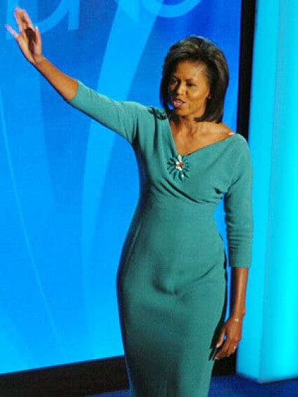 Looks like man candy to me Michelle Obama bulge