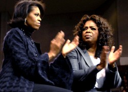 The Most Glamorous First Lady In History gives Oprah Winfrey the evil eye