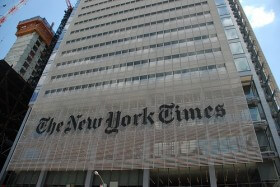 It's always party time at the New York Times - Democratic party time.