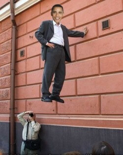 Obama defies gravity which allows him to walk all over the Constitution without leaving any tracks
