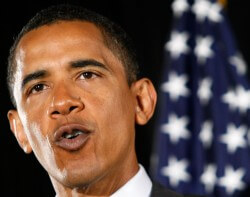 President Obama puckers up and prepares to kiss his presidency goodbye
