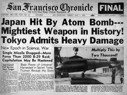 The front page of the San Francisco Chronicle from the days when it backed America instead of expecting America to back it.