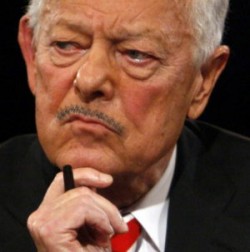 Bob Schieffer with mustache