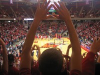  The fans at this game couldn't be any more excited than the ones who gave President Bush a standing ovation.