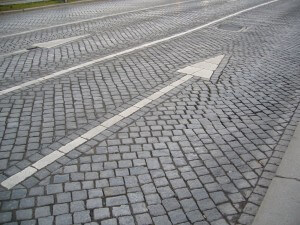We're not sure if this is a street paving project or a graph of the deficit