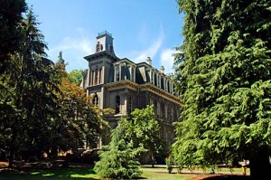 Funny that a place with such lush natural foliage would give its students credit for astroturfing.