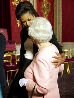 michelle-queen "So tell me, Lizzie, where can a gal get a glass of warm Guinness around here?"