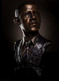 obama-bust Give the artist credit. He perfectly captured the arrogant tilt of Obama's chin.