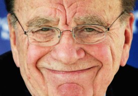 rupert murdoch Rupert Murdoch has plenty of reasons to smile.
