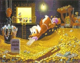 swimming-in-money